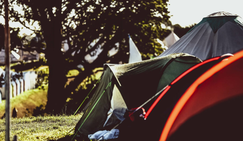 Camping at Tahawai Festival